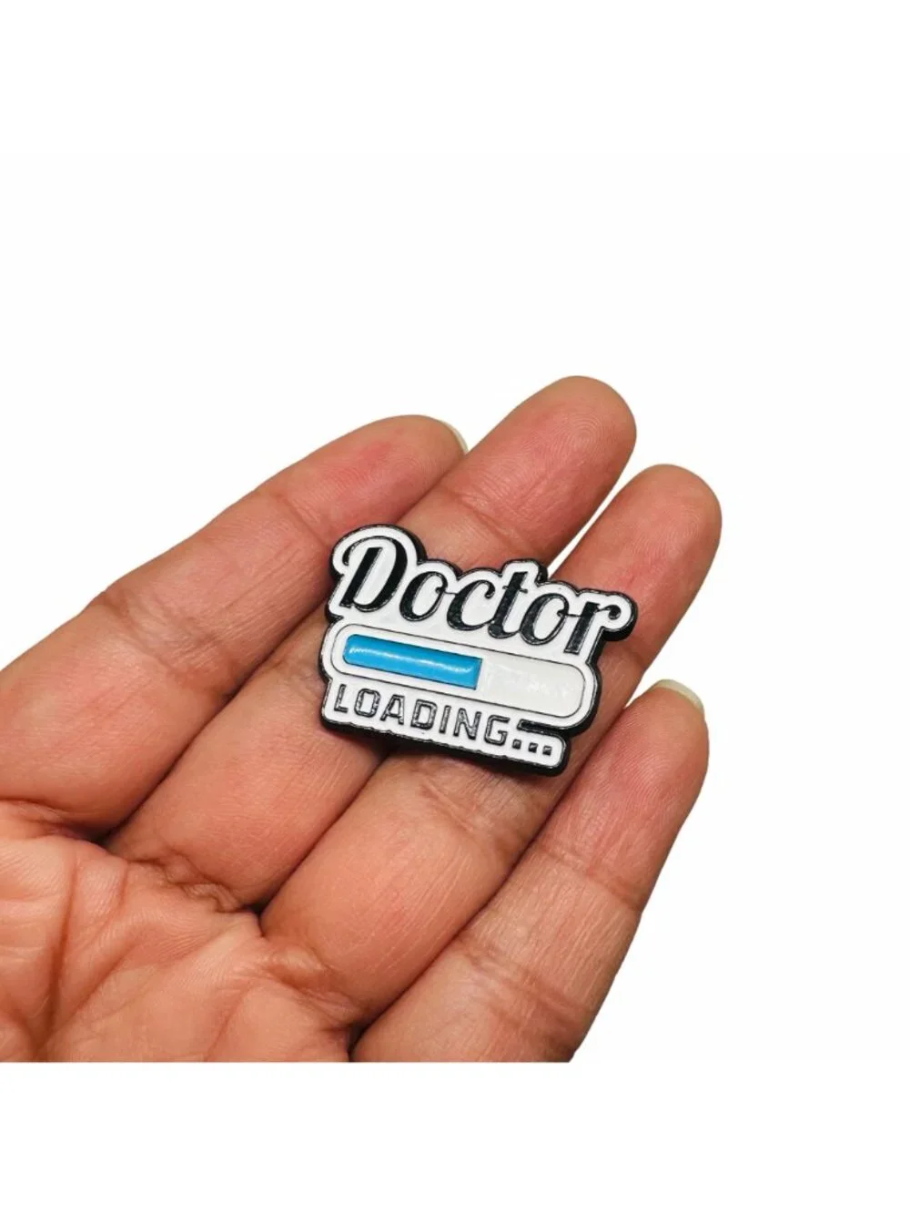 ❤️New Oz Enamel Pin Doctor Loading... Medical Themed Brooch White medical gift
